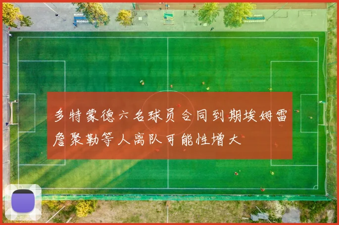 多特蒙德六名球员合同到期埃姆雷詹聚勒等人离队可能性增大